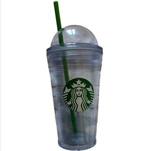 Starbucks Dome Shaped Clear Reusable Cup